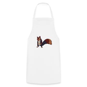 Écureuil géant Kawaii - Tablier de cuisine - blanc - Devant - AI Model Male 185 dark (185cm)