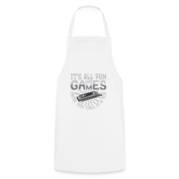Ne l’appelez pas un jouet - harmonica - Tablier de cuisine - blanc - Devant - AI Model Male 185 dark (185cm)