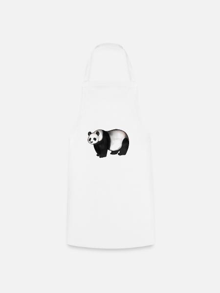 Zeichnung eines Pandabär - Kochschürze - Weiß