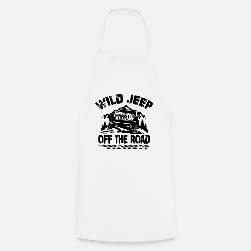 WILD JEEP - Tablier de cuisine - blanc