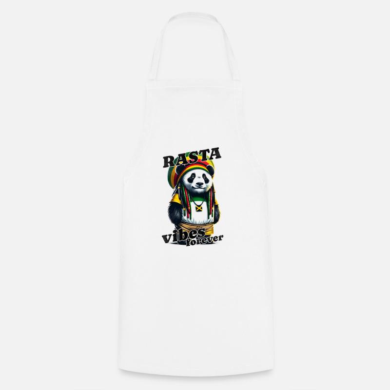 Panda de la Jamaïque - Tablier de cuisine - blanc