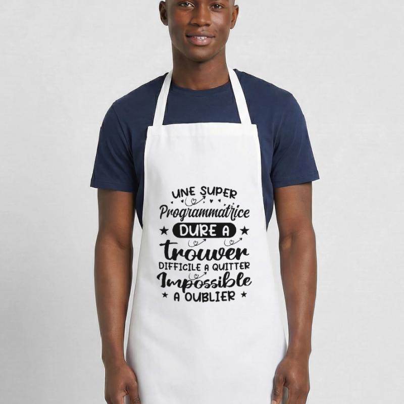 Une Super Programmatrice - Cadeau programmatrice Tablier de cuisine