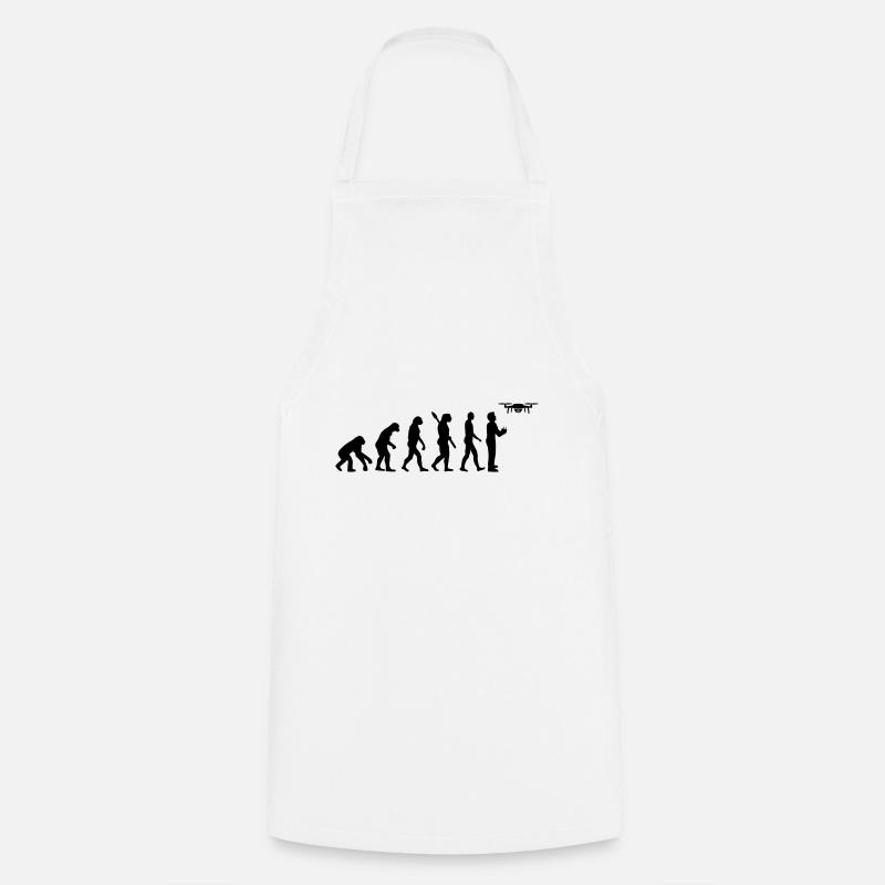 drone - Cooking Apron - white