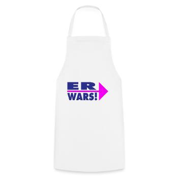 Er wars! Partner- oder Partyshirt - Kochschürze - Weiß - Vorne - AI Model Male 185 dark (185cm)