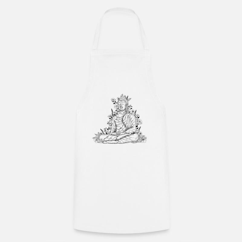 Bouddha - Tablier de cuisine - blanc