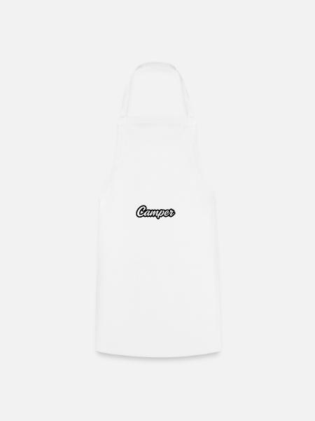 Camping-Geschenk, Camping-Shirt, Camper - Kochschürze - Weiß