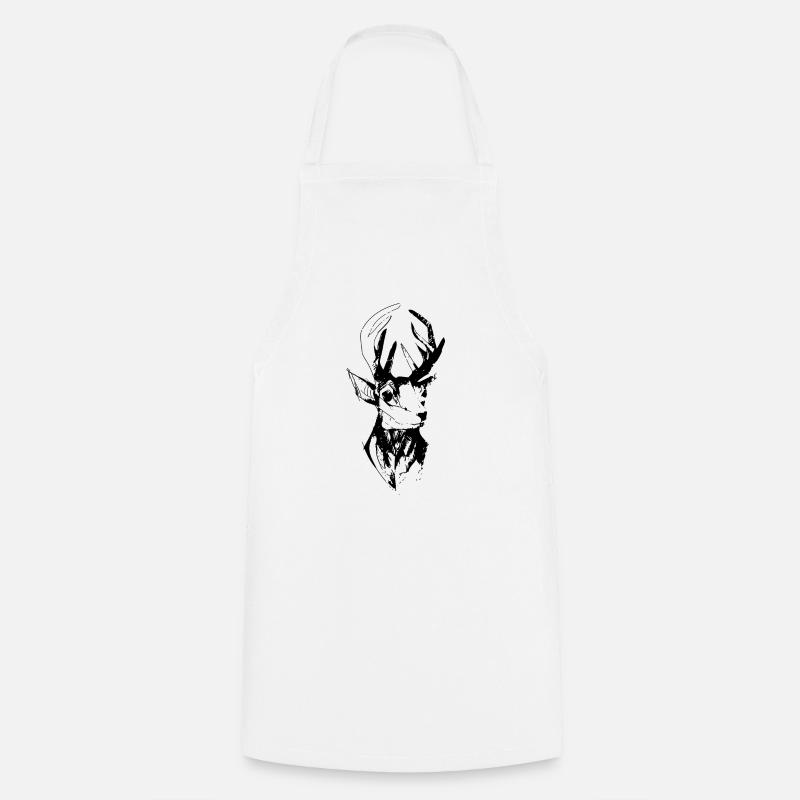 Deer - Tablier de cuisine - blanc