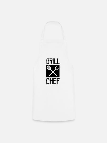grill chef - Kochschürze - Weiß