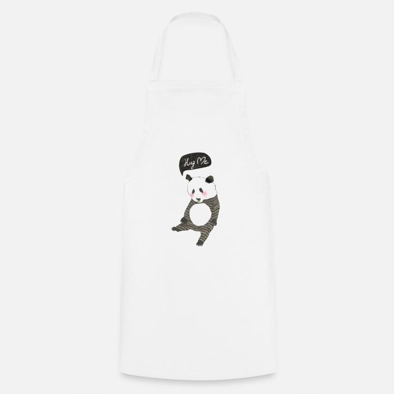 Hug Me - Cooking Apron - white