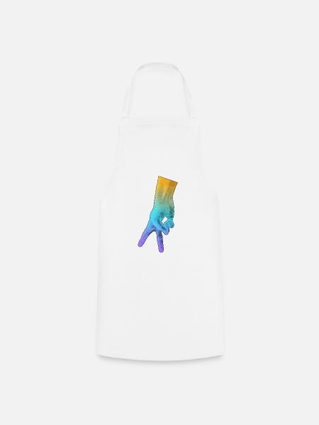 Koreanisch Symbol Hand K-pop - Kochschürze - Weiß