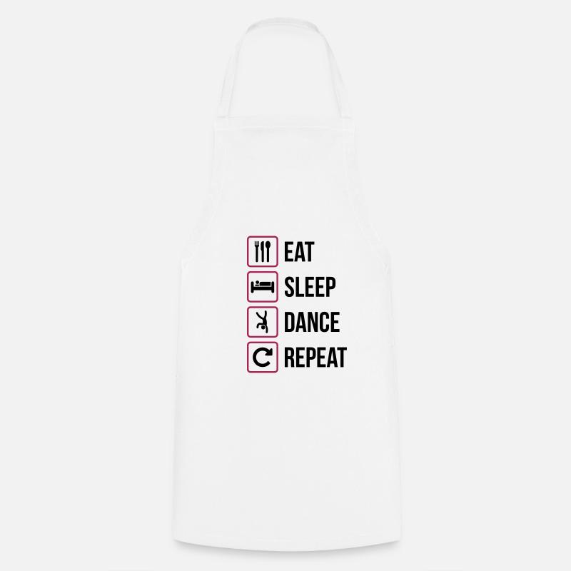 Eat Sleep Dance Repeat - Kochschürze - Weiß