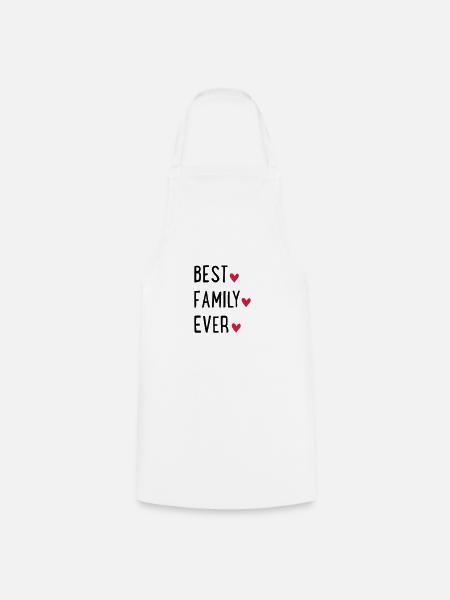 Meilleure famille - Tablier de cuisine - blanc