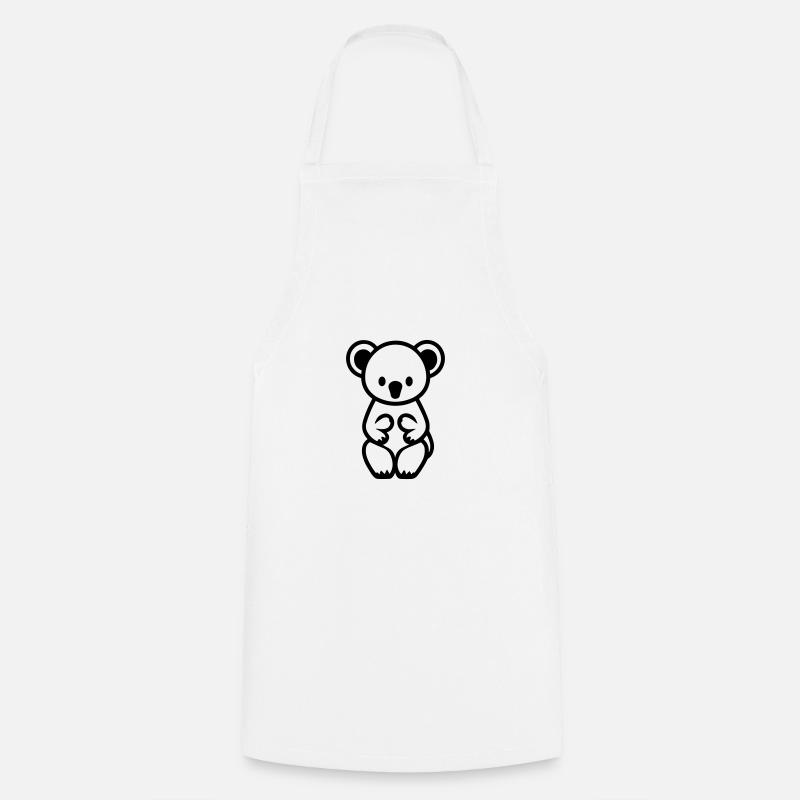 Koala - Kochschürze - Weiß