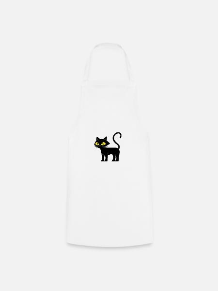 Katze Kater Haustier - Kochschürze - Weiß
