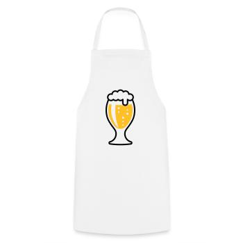 XSnice bulbeuse (2 couleurs) - Tablier de cuisine - blanc - Devant - AI Model Male 185 dark (185cm)