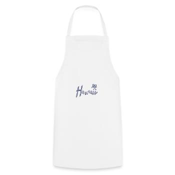 Hawaï - Tablier de cuisine - blanc - Devant - AI Model Male 185 dark (185cm)