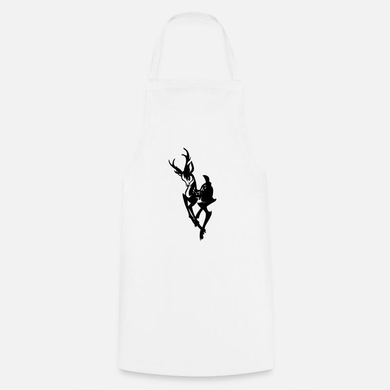 Faon bébé cerf Chevreuil - Tablier de cuisine - blanc