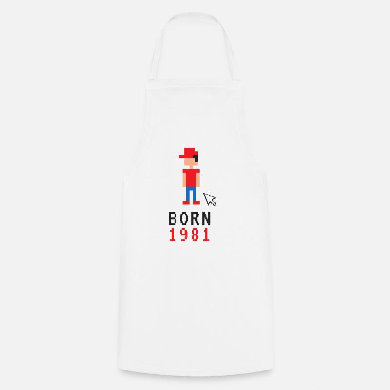 Retro! - Kochschürze - Weiß