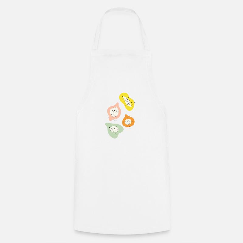 Fruits exotiques - Tablier de cuisine - blanc