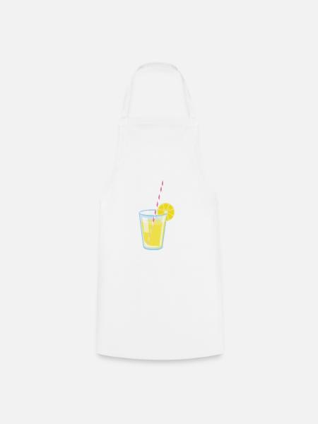Limonade - Kochschürze - Weiß