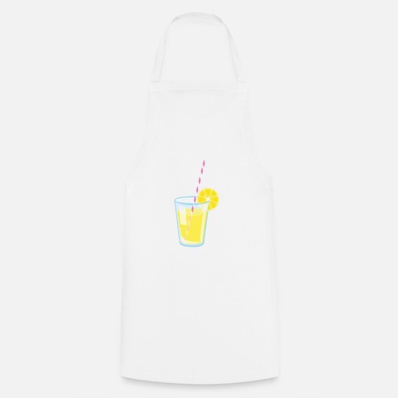 Limonade - Kochschürze - Weiß