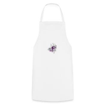Sport GRS avec ruban - Tablier de cuisine - blanc - Devant - AI Model Male 185 dark (185cm)