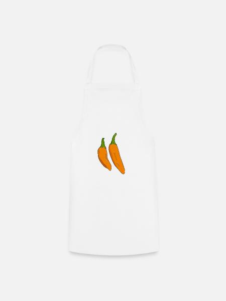 Bulgarian Carrot Chili - Kochschürze - Weiß