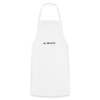 Je reviendrai cadeau - Tablier de cuisine - blanc - Devant - AI Model Male 185 dark (185cm)