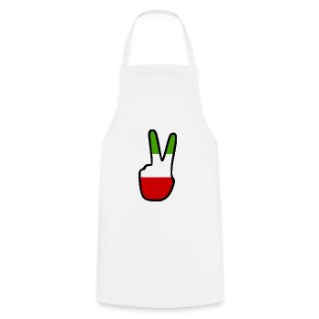 Women life freedom - Tablier de cuisine - blanc - Devant - AI Model Male 185 dark (185cm)