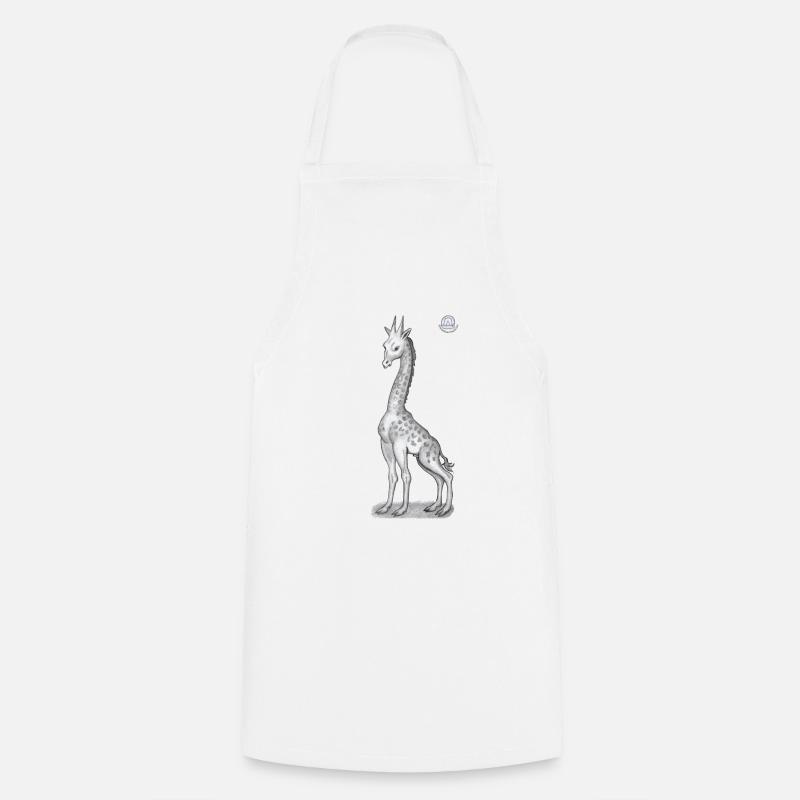 Hieronymus Bosch Giraffe by DAGHO - Cooking Apron - white
