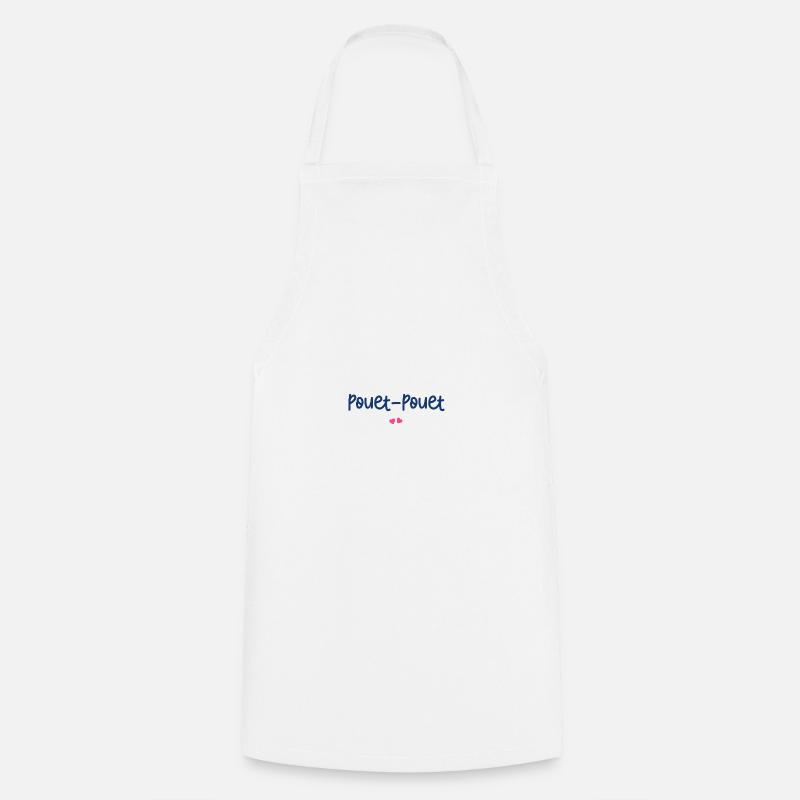 Pouet Pouet - Tablier de cuisine - blanc