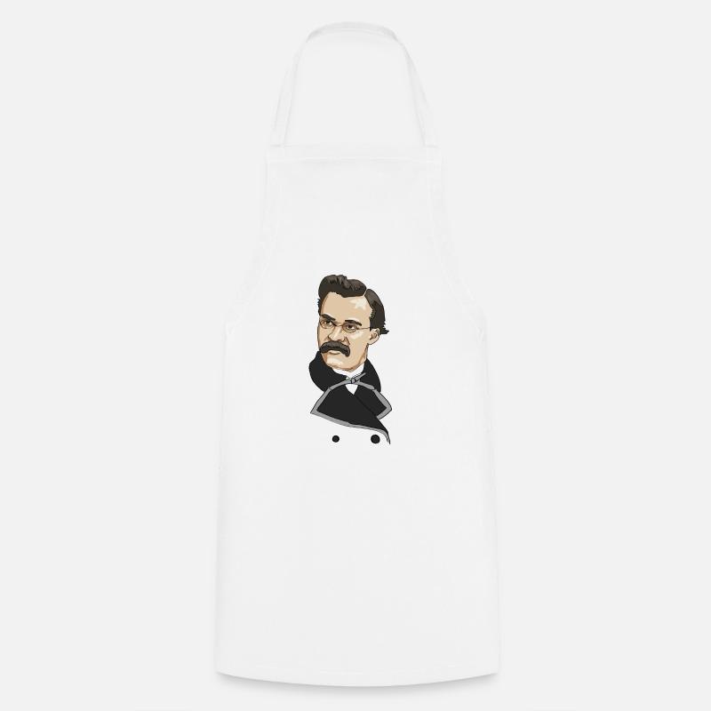 Nietzsche - Tablier de cuisine - blanc