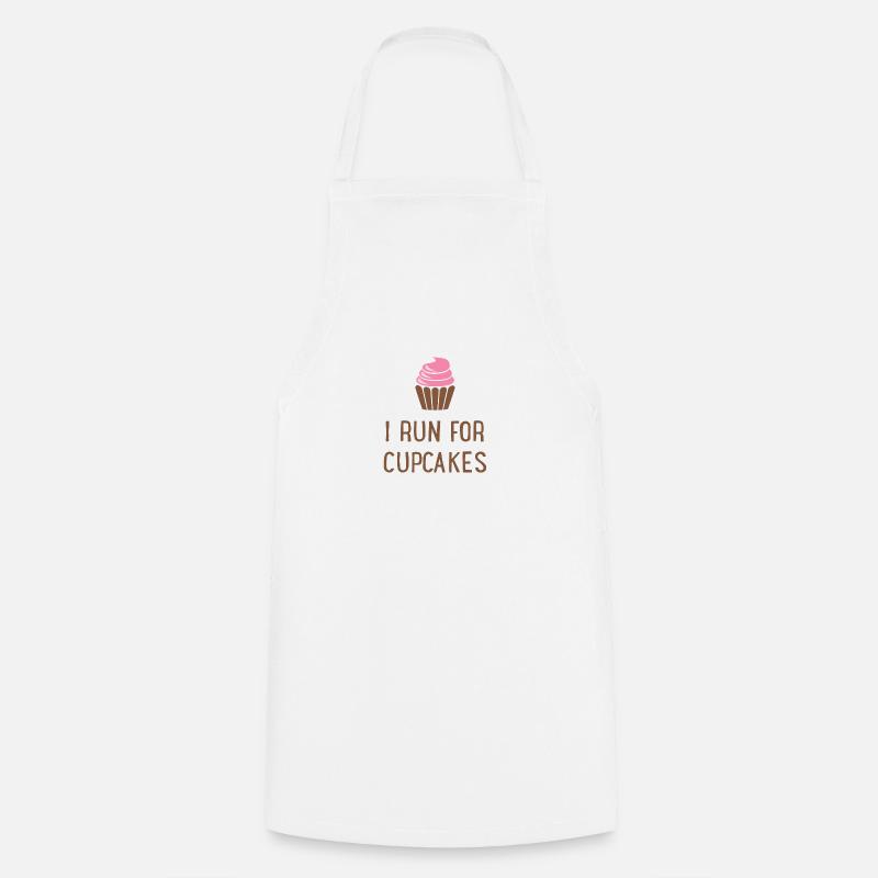 Cupcakes - Tablier de cuisine - blanc