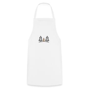rudolf de rennes - Tablier de cuisine - blanc - Devant - AI Model Male 185 dark (185cm)
