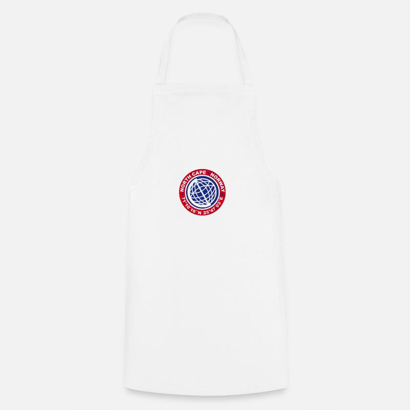 NORTH CAPE NORWAY - Cooking Apron - white