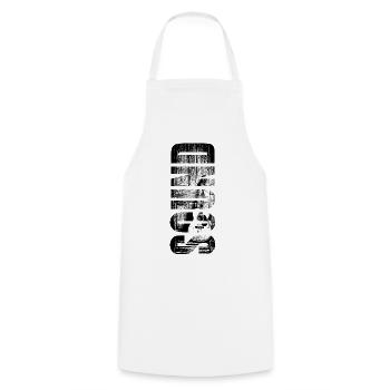 Sound - Cooking Apron - white - Front - AI Model Male 185 dark (185cm)