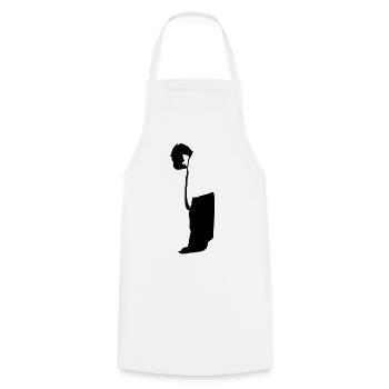 Enfant - Tablier de cuisine - blanc - Devant - AI Model Male 185 dark (185cm)