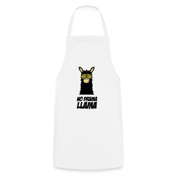 drama_llama_002 - Tablier de cuisine - blanc - Devant - AI Model Male 185 dark (185cm)