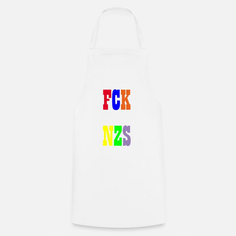 FCK NZS - Tablier de cuisine - blanc