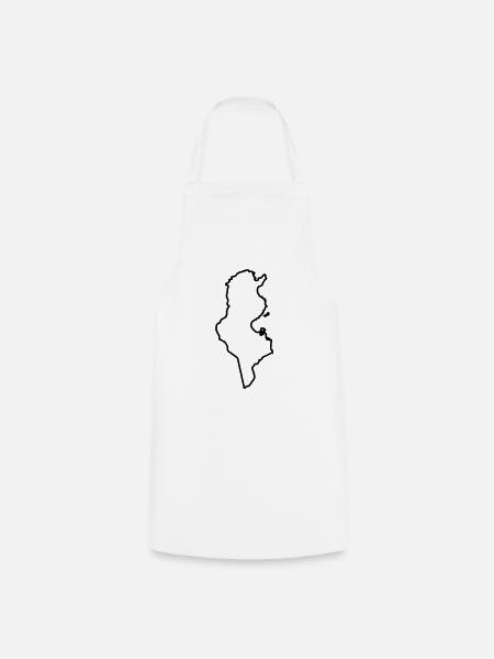 Tunisia Country - Kochschürze - Weiß