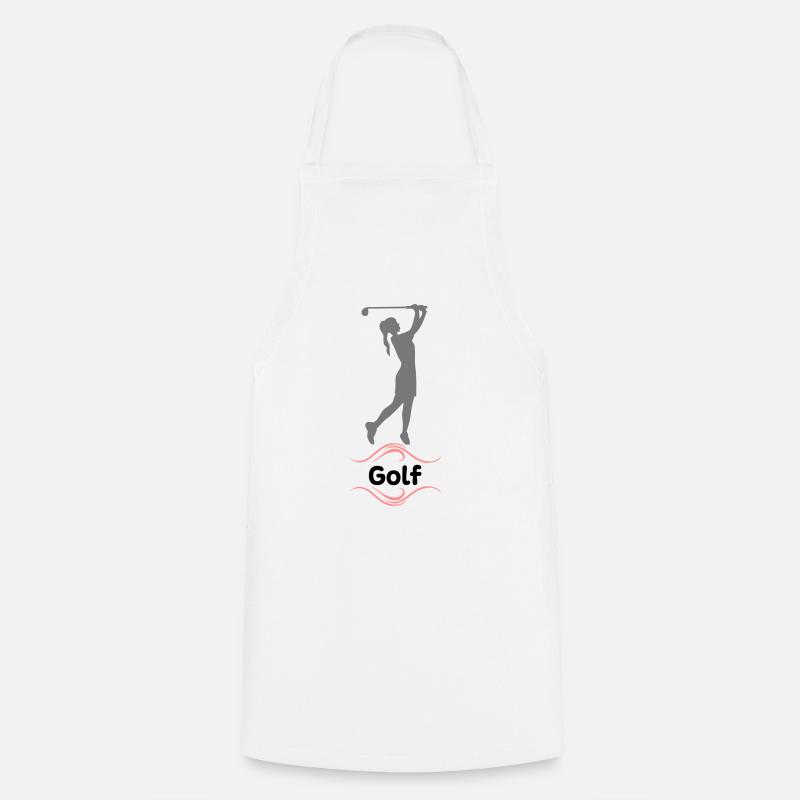golf - Cooking Apron - white
