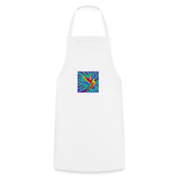 Colibri 01 - Tablier de cuisine - blanc - Devant - AI Model Male 185 dark (185cm)