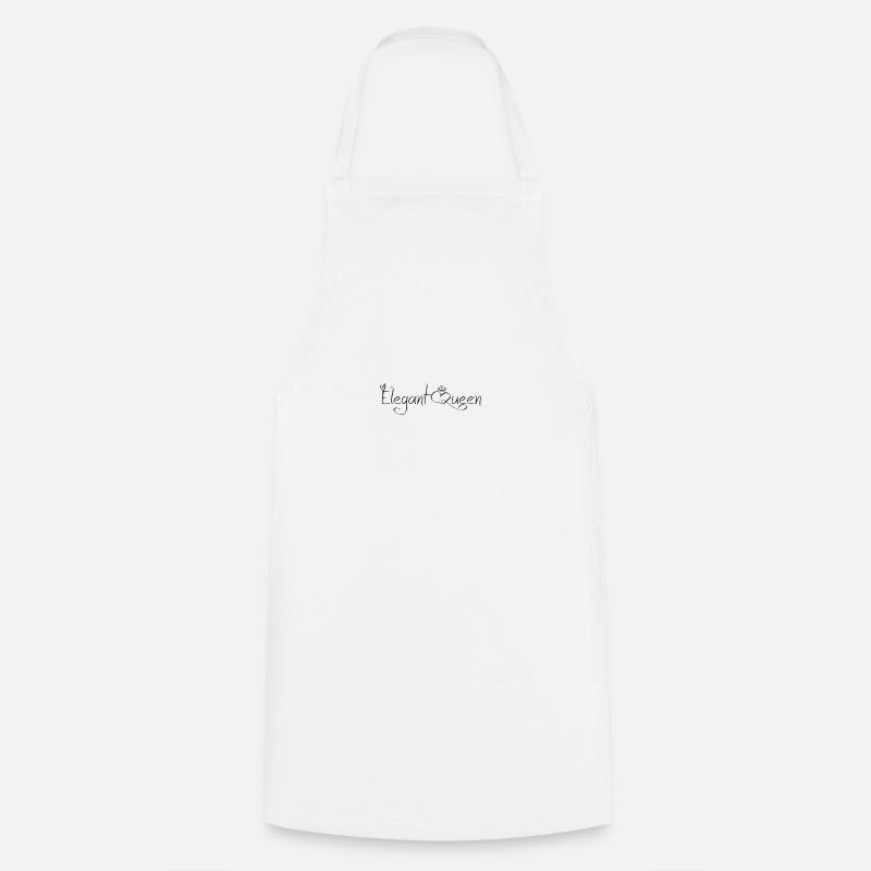 Elegant queen - Cooking Apron - white