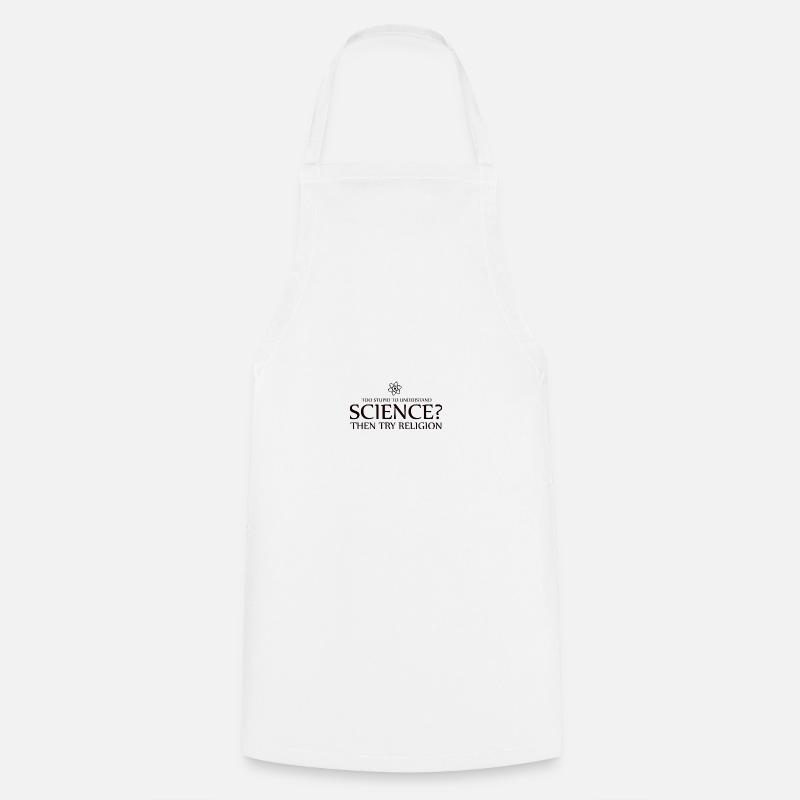 science - Cooking Apron - white