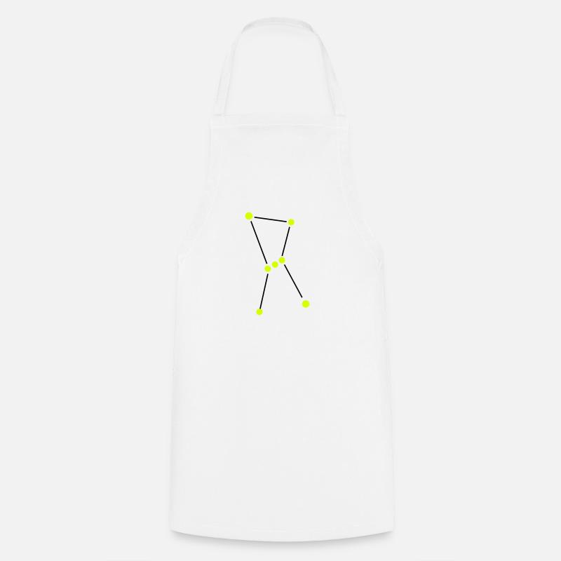 Star constellation Orion - Tablier de cuisine - blanc