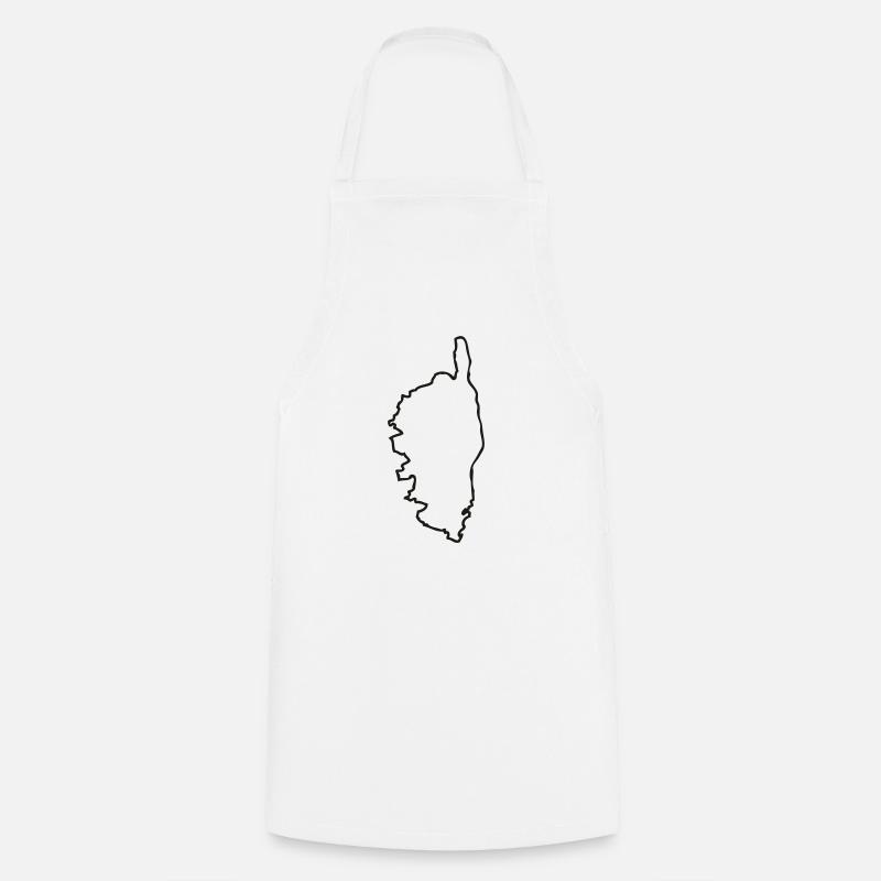 Corse - Tablier de cuisine - blanc