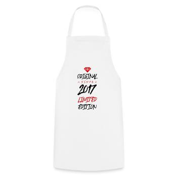 Édition limitée 2017 - Tablier de cuisine - blanc - Devant - AI Model Male 185 dark (185cm)