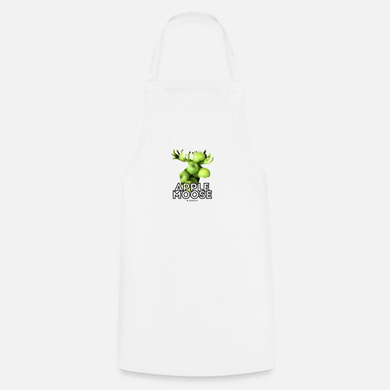 Apple sauce or Apple Moose? - Cooking Apron - white