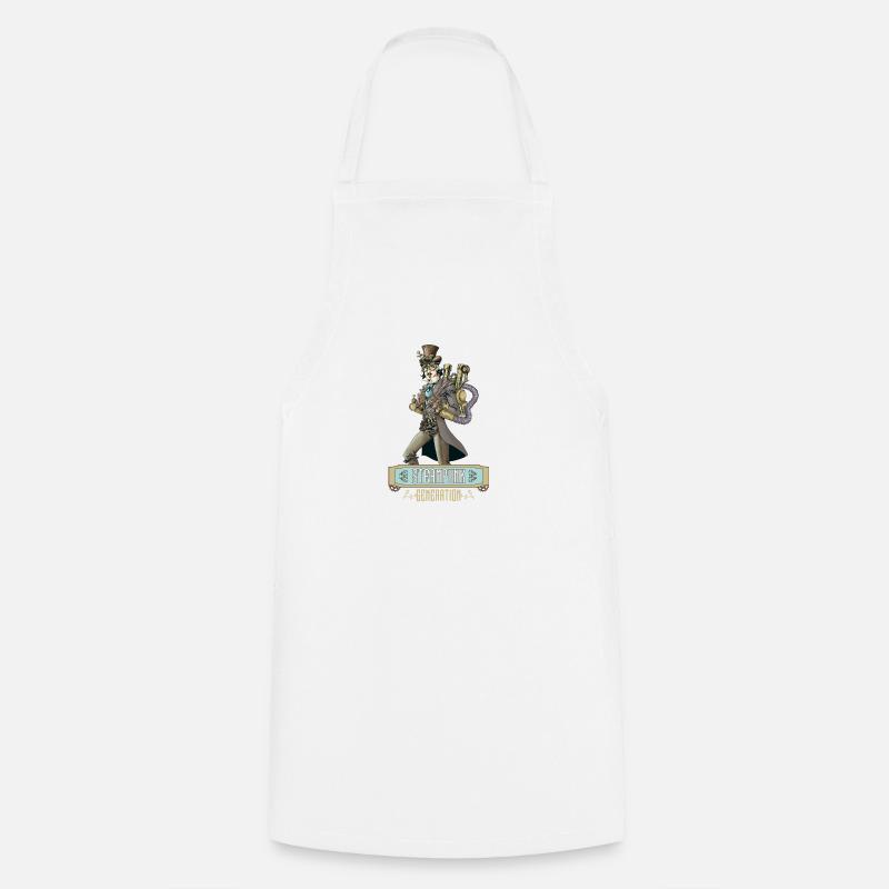 Génération Steampunk - Tablier de cuisine - blanc