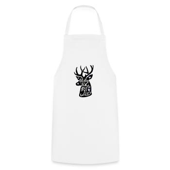 Cadeau Bachelor Hen Party - Tablier de cuisine - blanc - Devant - AI Model Male 185 dark (185cm)